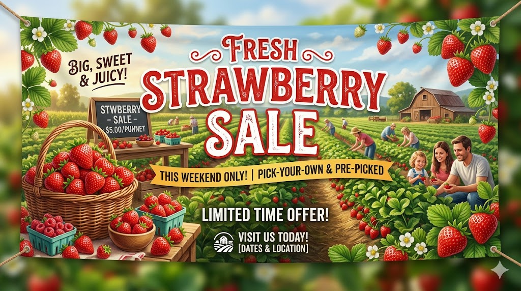 Fresh Strawberries Sale – Sweet, Juicy & Picked for You