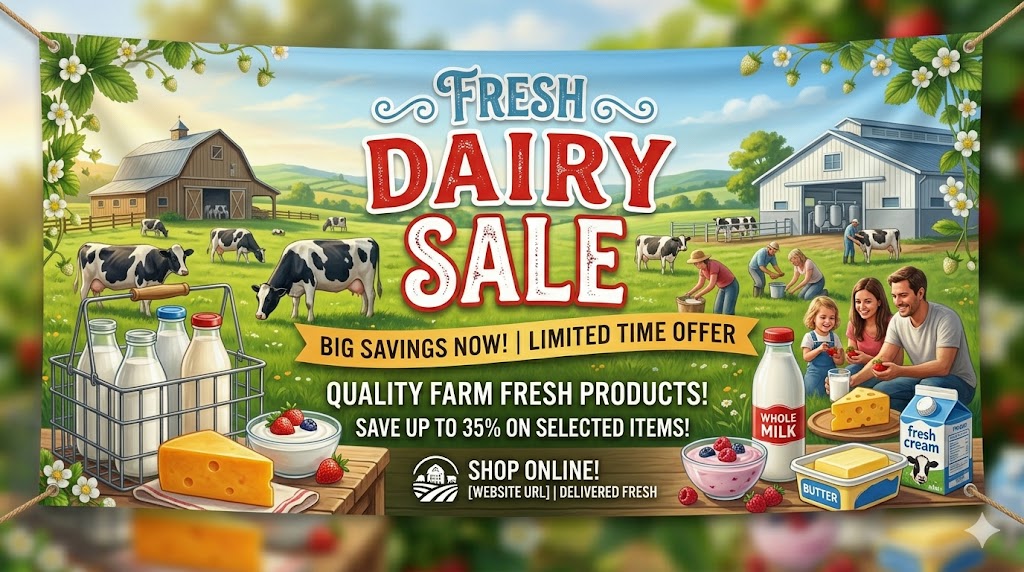 Dairy Sale – Fresh Milk, Eggs & Everyday Essentials
